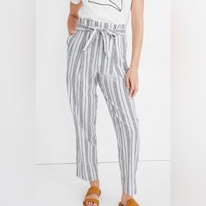 NWT Madewell Striped Pants